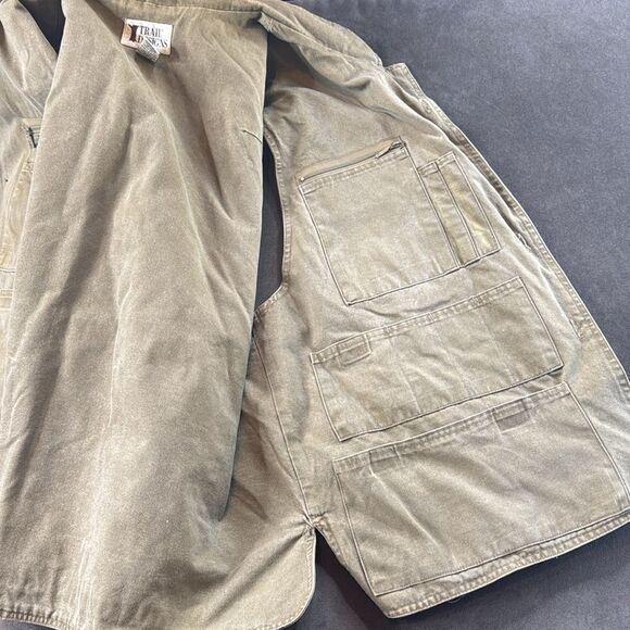 Vintage 90’s Trail Designs Tactical Utility Fishing Vest TV727 Size XL *READ - Picture 10 of 17